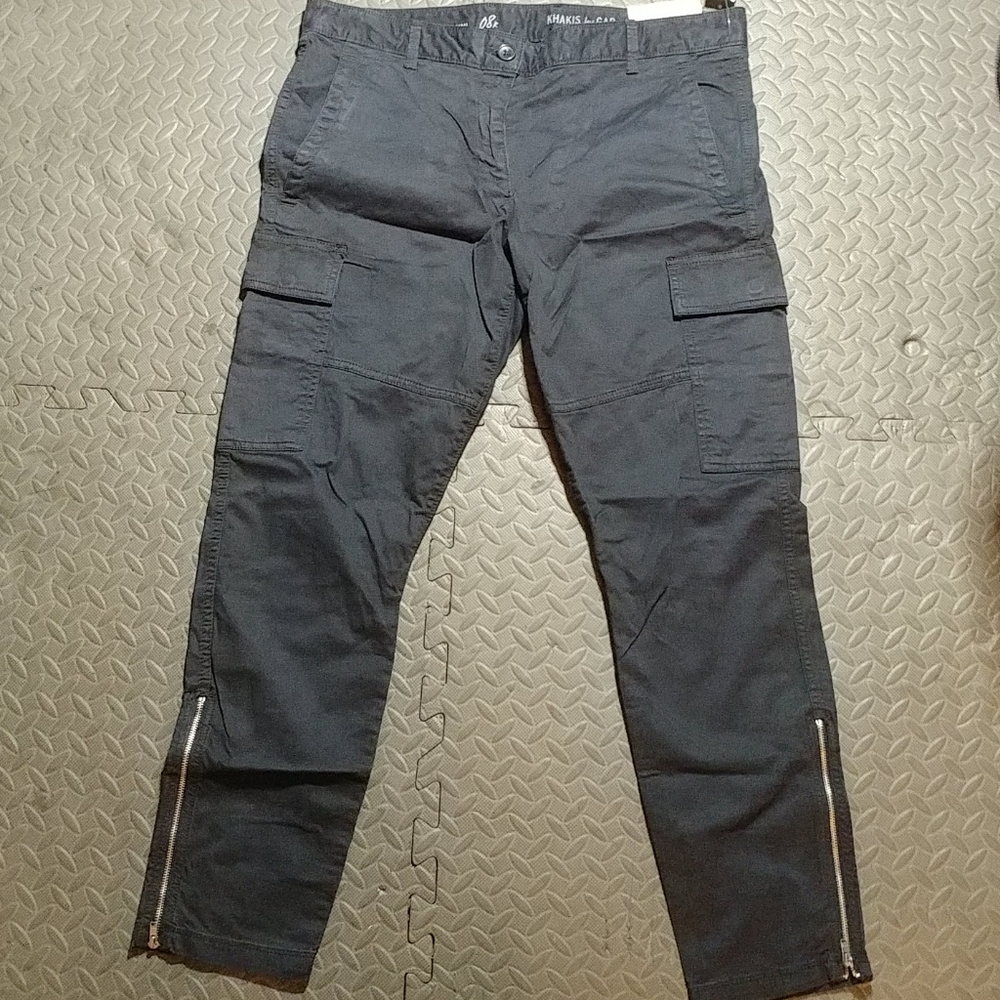 Skinny Cargo Khakis Size 8R